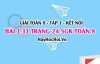 Bài 1.31 SGK Toán 8 tập 1 Kết nối tri thức